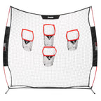 Franklin Sports 8 Foot X 8 Foot Football Accuracy Target - Four Targets - Improve Throwing Skills - Quarterback Training - Footb