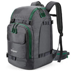 Unigear Ski Boot Bag, 70L Ski Boot Travel Backpack for Ski Helmet, Goggles, Gloves, Skis, Snowboard & Accessories(Gray)
