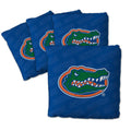 YouTheFan Officially-Licensed NCAA Florida Gators Set of 4 Cornhole Bags - All Weather Regulation 6    x 6    Size - 16oz Weight