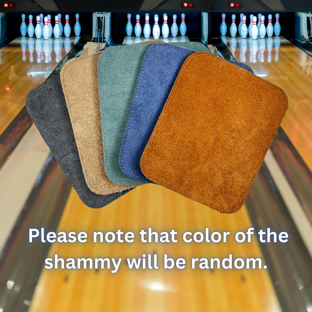 Strikeclub Bowling Ball Shammy Towel  Dual Sides Leather Bowling Towel  Bowling Accessories (1-Towel)