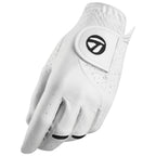 TaylorMade Golf STRATUS TECH GLOVE 2-PACK (WHITE, LEFT HAND, MEDIUM), WHITE(MEDIUM, WORN ON LEFT HAND)