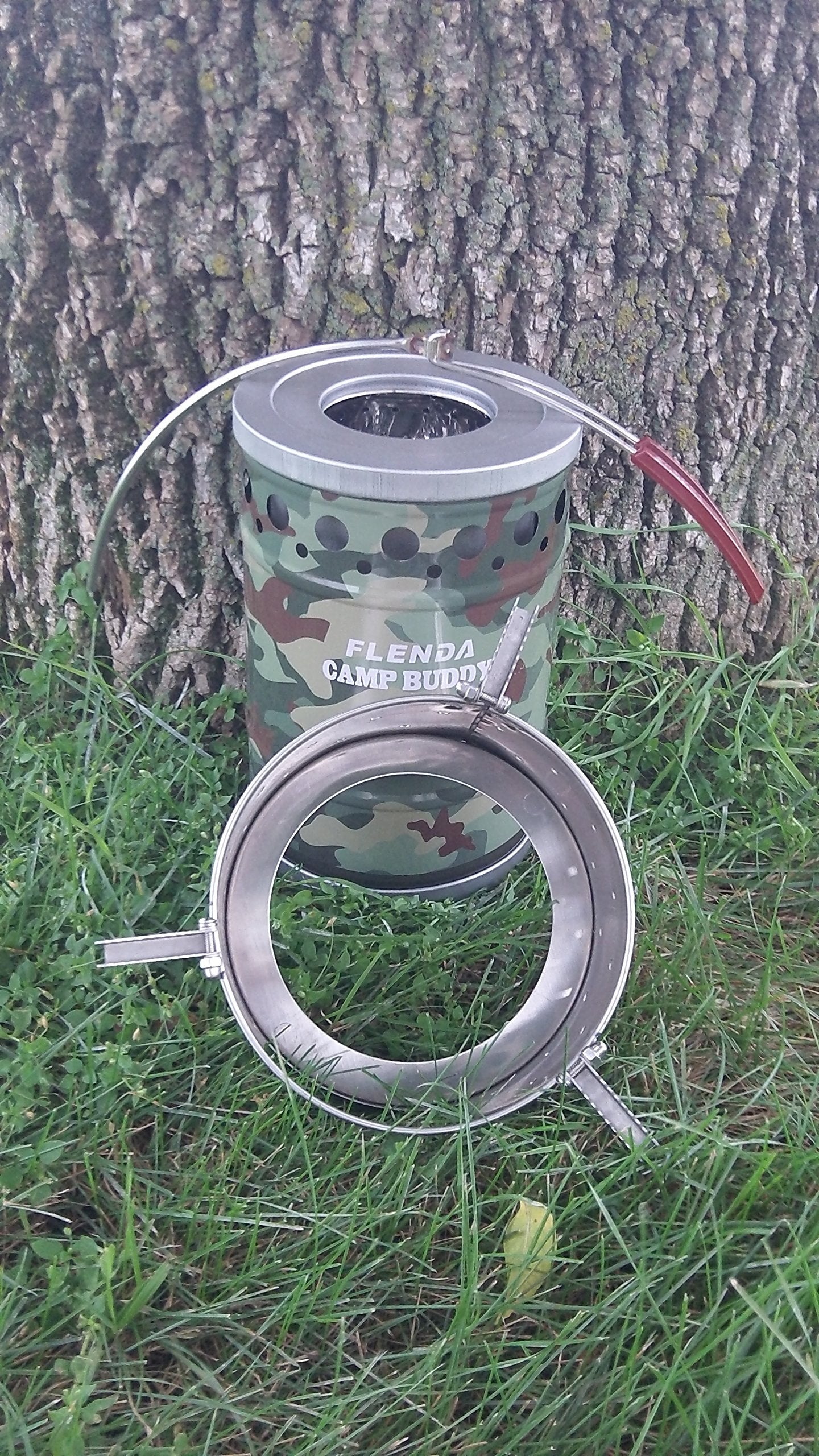Flenda Camp Buddy Natural Draft Firewood Camp Stove