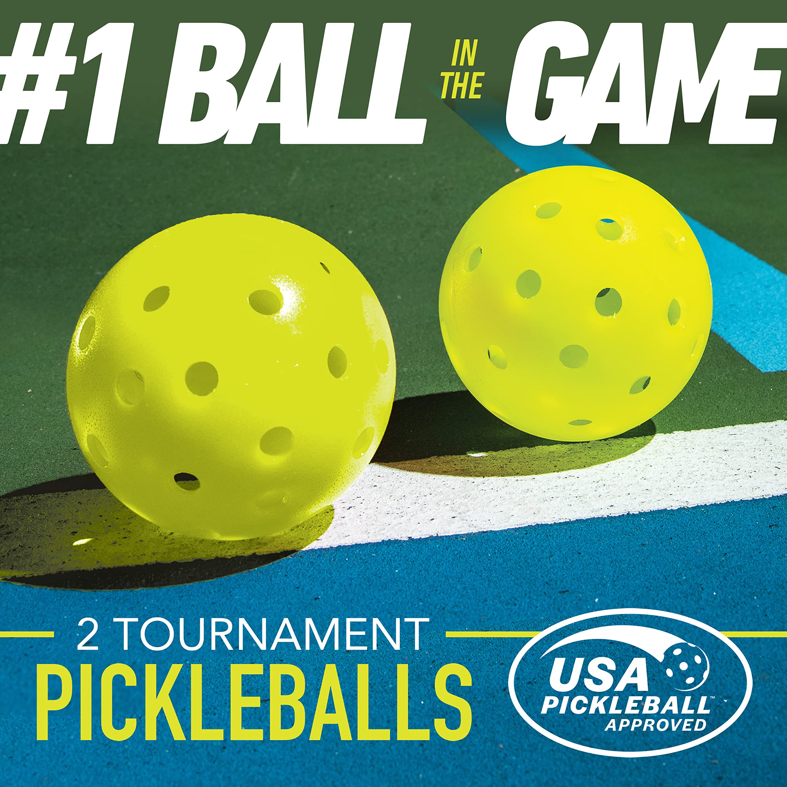 Franklin Sports Pickleball Paddle And Ball Set -Wooden Rackets + Pickleballs - 2 Players - Activator - Usa Pickleball (Usapa) Ap