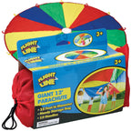 Thin Air Brands Kids 10-Foot Play Parachute Toy For Boys And Girls With 12 Handles For Team Group Cooperative Games, Ages 3 (12-