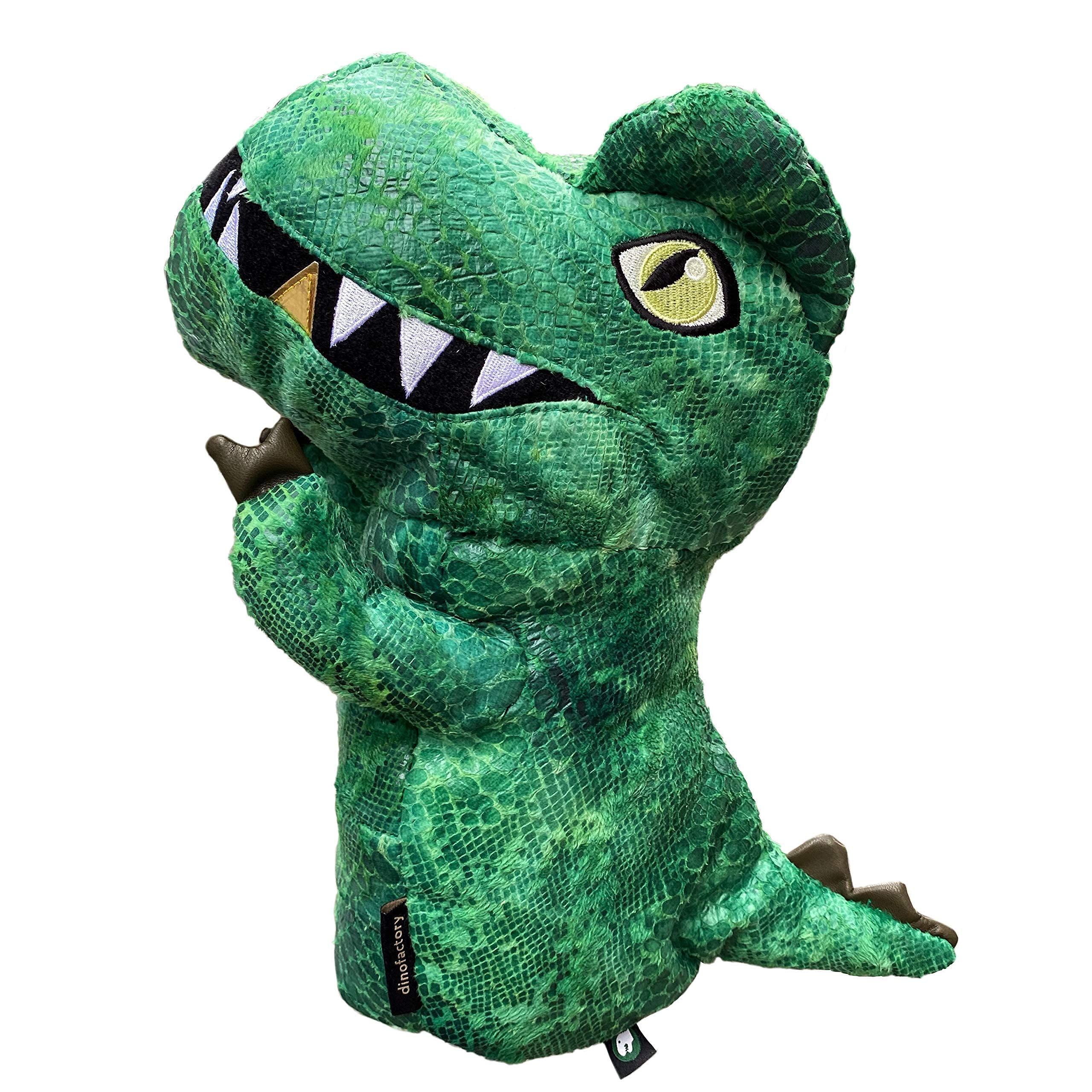Dinofactory T-Rex Golf Head Cover Dinosaur Driver Headcover (Green)