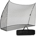 Golf Practice Net 10x7 FT, Heavy Duty & Easy Quick Setup with Sturdy Frame, Portable Hitting Net with Carry Bag for Backyard Ind