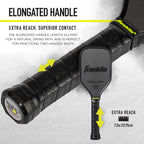 Franklin Sports Sweet Spot Training Pickleball Paddle - Pickleball Trainer Practice Paddle With Extra Long Handle - Sweet Spot S