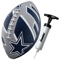 Franklin Sports Nfl Dallas Cowboys Football - Youth Football - Mini 8.5'' Rubber Football - Perfect For Kids - Team Logos And Co