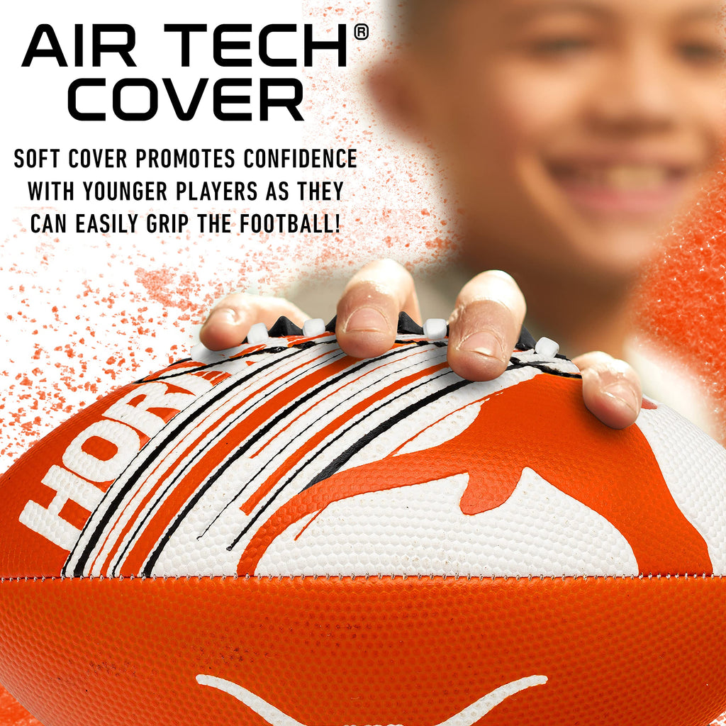 Franklin Sports Texas Tech Red Raiders Foam Football - Youth Mini Football For Kids - 8.5'' Junior Soft Foam Ball - Spacelace Ea
