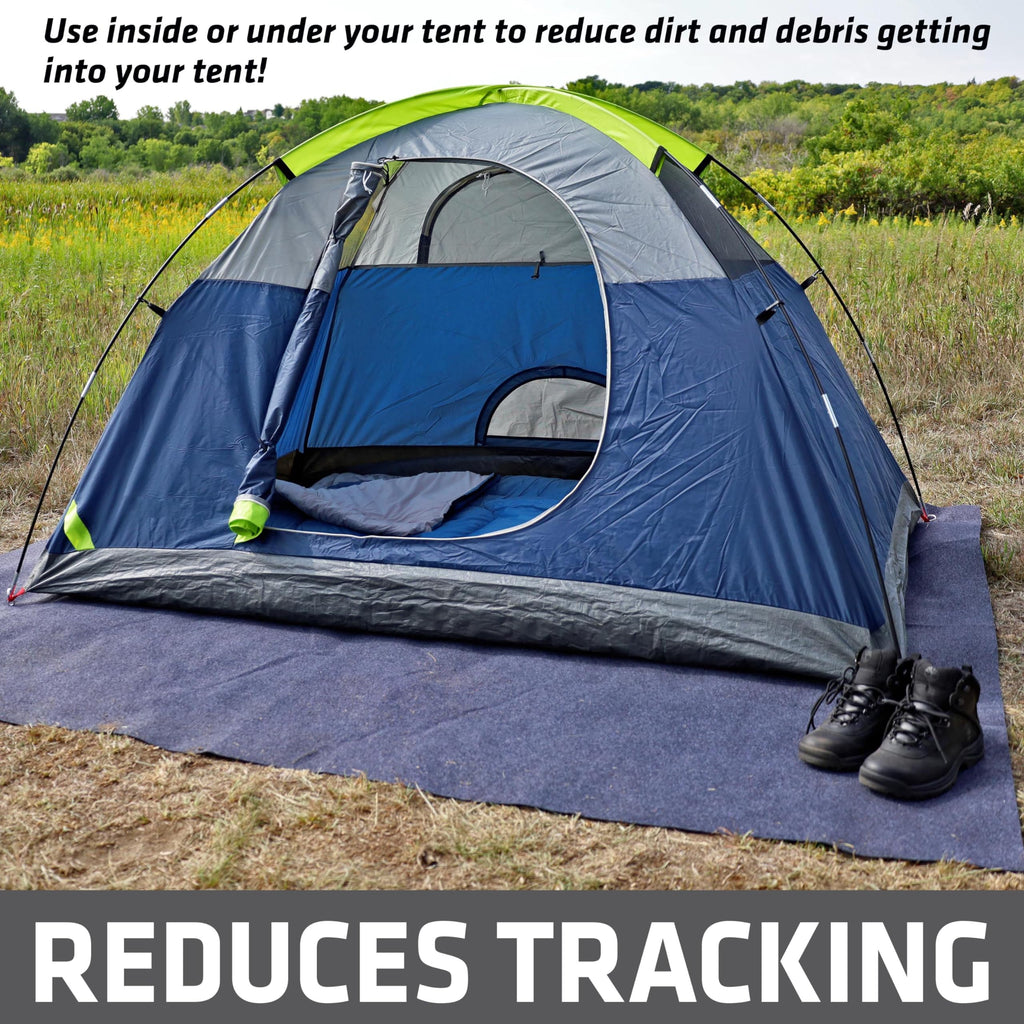 Drymate Tent Carpet Mat, Protective Waterproof Liner Keeps You Warm & Dry, Camping Floor Rug Accessory (60 X 74), Durable, Light