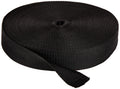 Strapworks Heavyweight Polypropylene Webbing - Heavy Duty Poly Strapping For Outdoor Diy Gear Repair, 3/4 Inch X 10 Yards, Black
