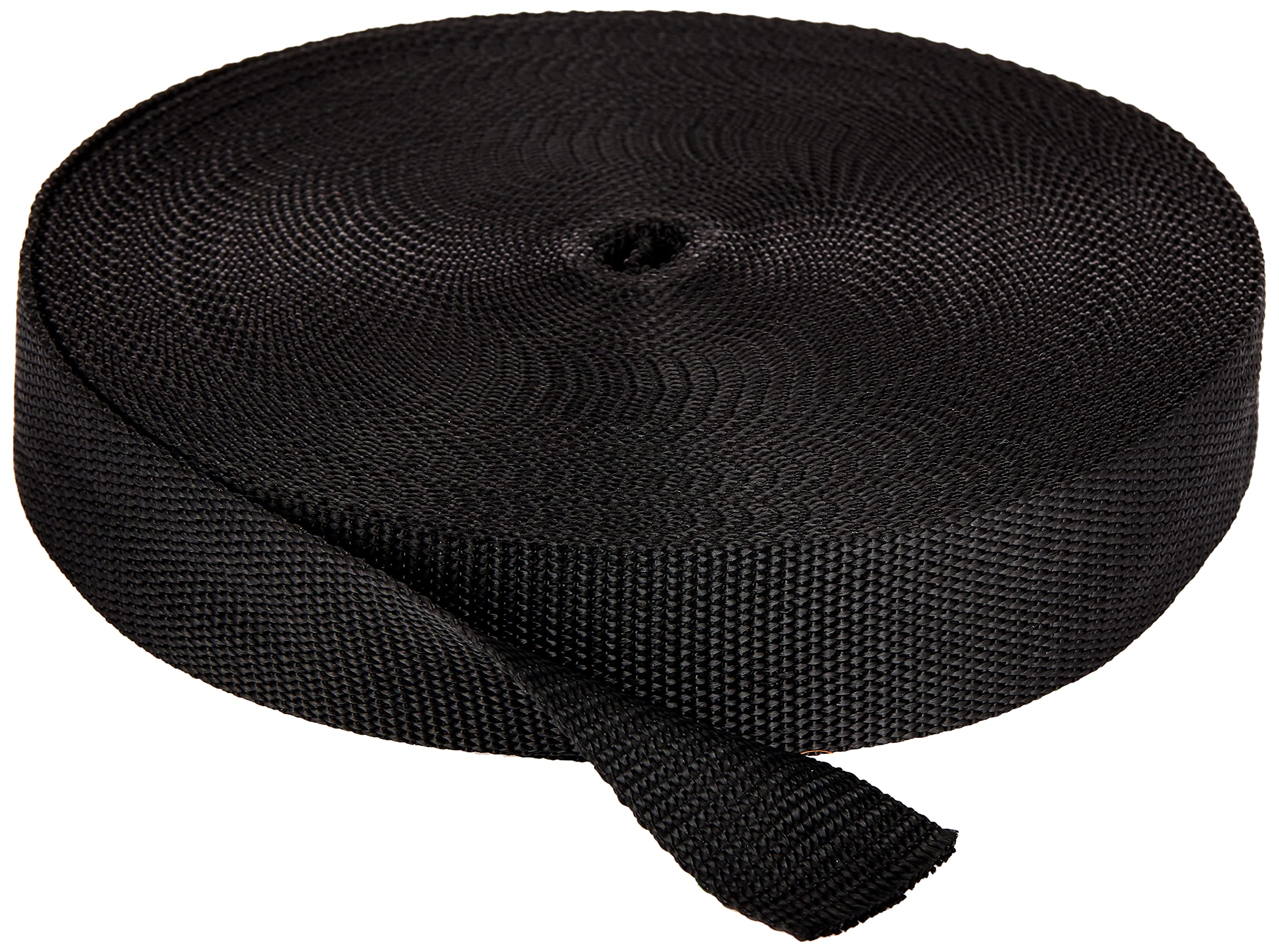Strapworks Heavyweight Polypropylene Webbing - Heavy Duty Poly Strapping For Outdoor Diy Gear Repair, 3/4 Inch X 10 Yards, Black