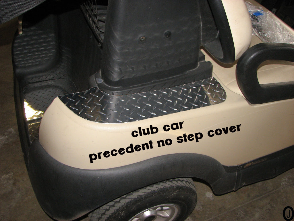 Club Car Precedent Golf Cart Diamond Plate No Step Covers