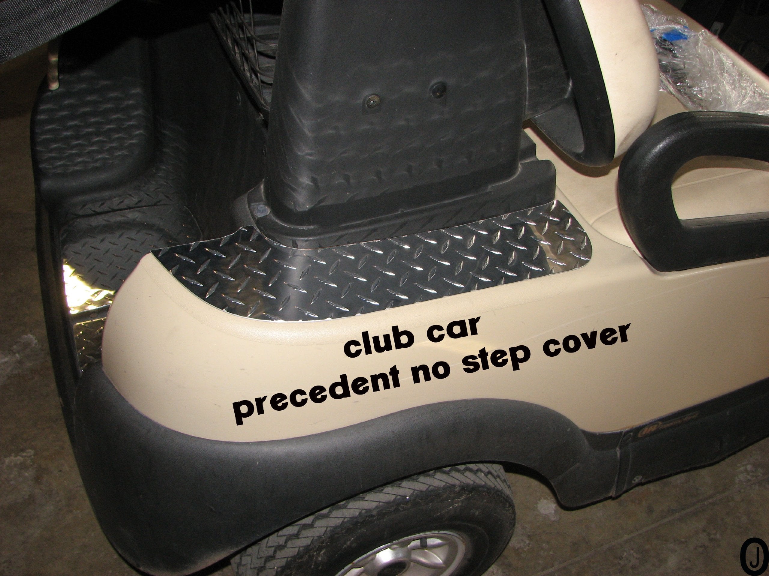 Club Car Precedent Golf Cart Diamond Plate No Step Covers