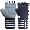 Kobo WTG50SMALL Weight Lifting Gym Gloves Hand Protector for Fitness Trainingsmall (Multi Colour) with Wrist Support