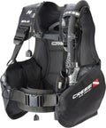 Cressi Solid Jacket-Style BCDs, Black/Red, M