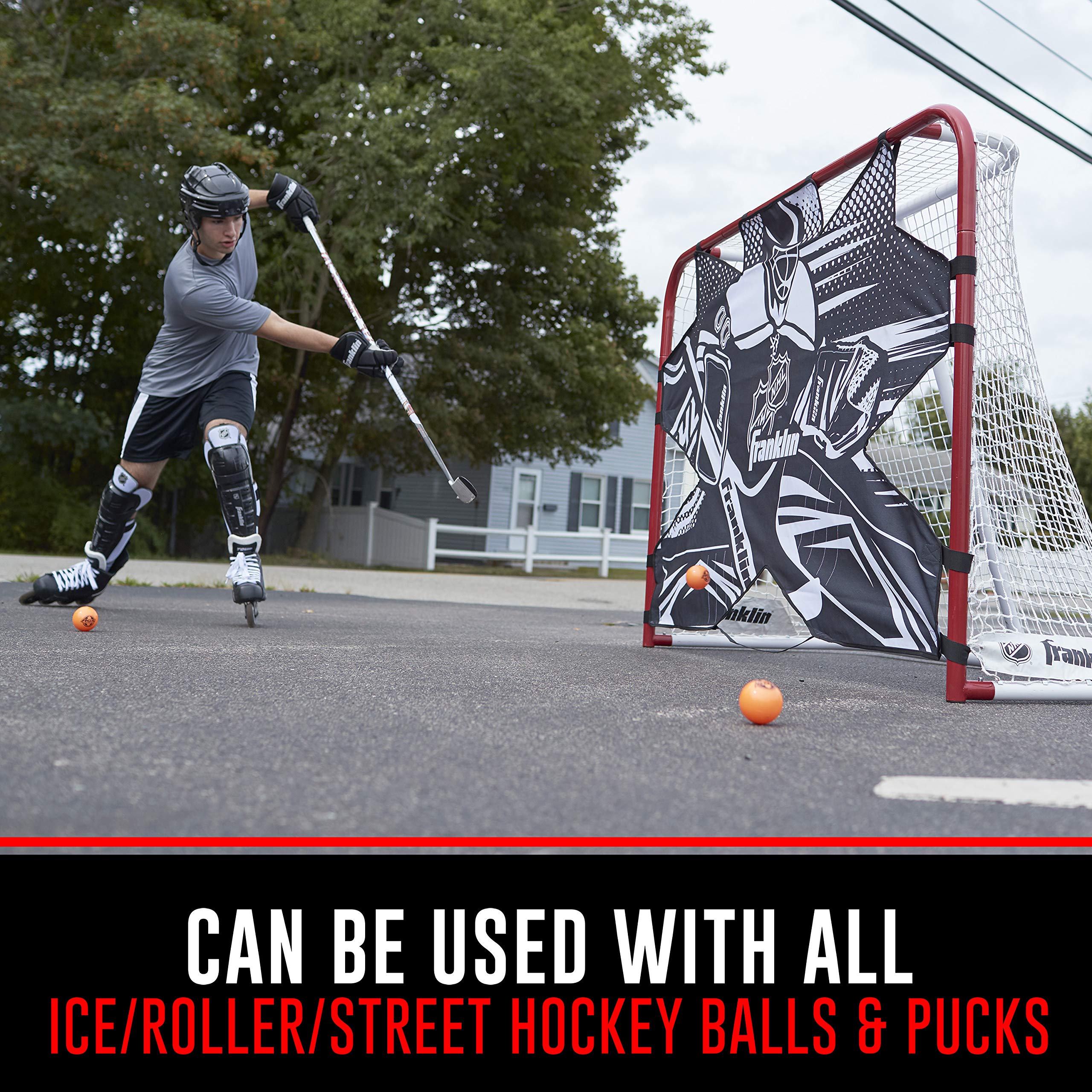 Franklin Sports Nhl Hockey Goalie Shooting Target - Hockey Goal Practice Target - Street Hockey Net Goalie Target - Official Siz