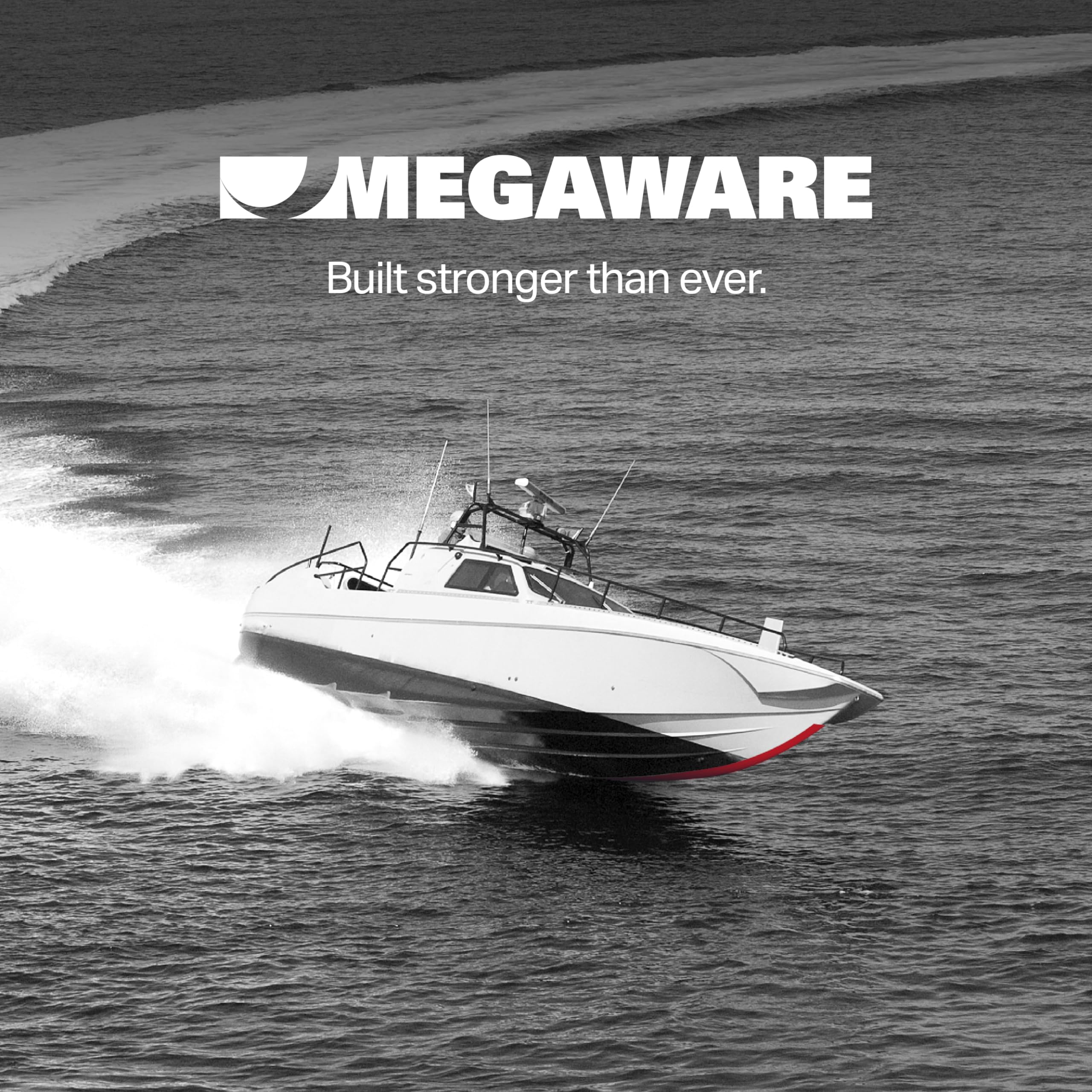 Megaware Keelguard Boat Keel And Hull Protector, 10-Feet (For Boats Up To 26Ft), Charcoal