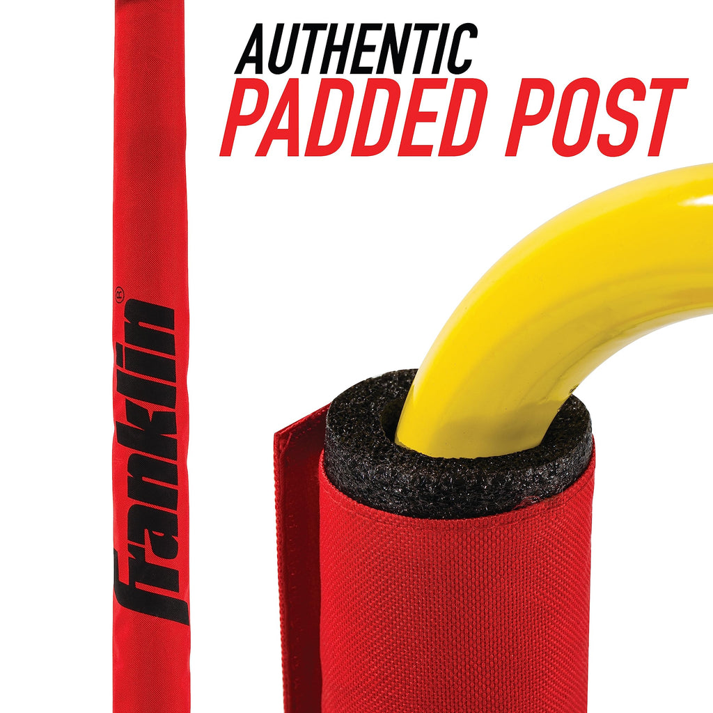 Franklin Sports Authentic Steel Football Goal Post 8.5' X 5.5' - Post For Kids - Football Goal Post Set - Kicking Field Goals -