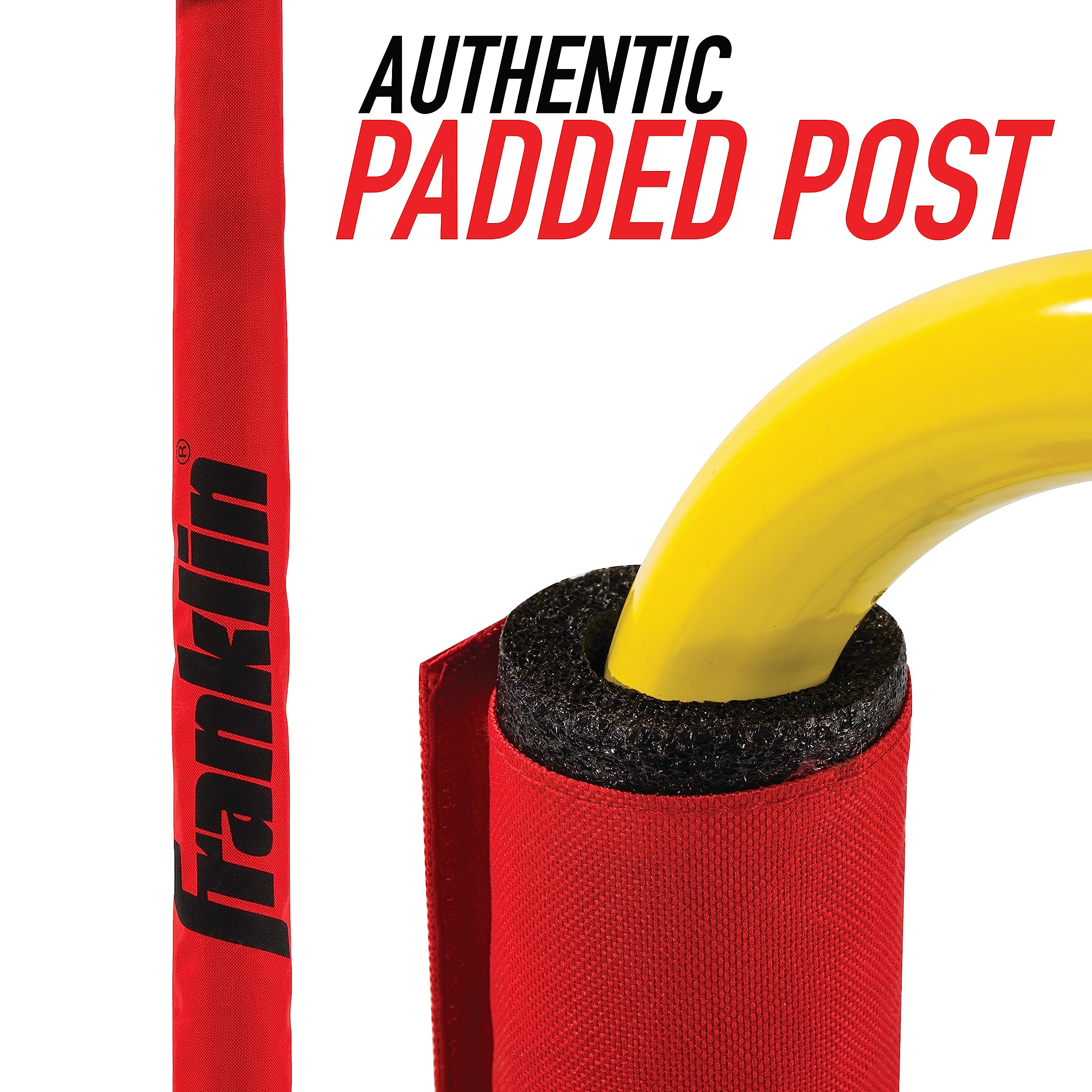 Franklin Sports Authentic Steel Football Goal Post 8.5' X 5.5' - Post For Kids - Football Goal Post Set - Kicking Field Goals -