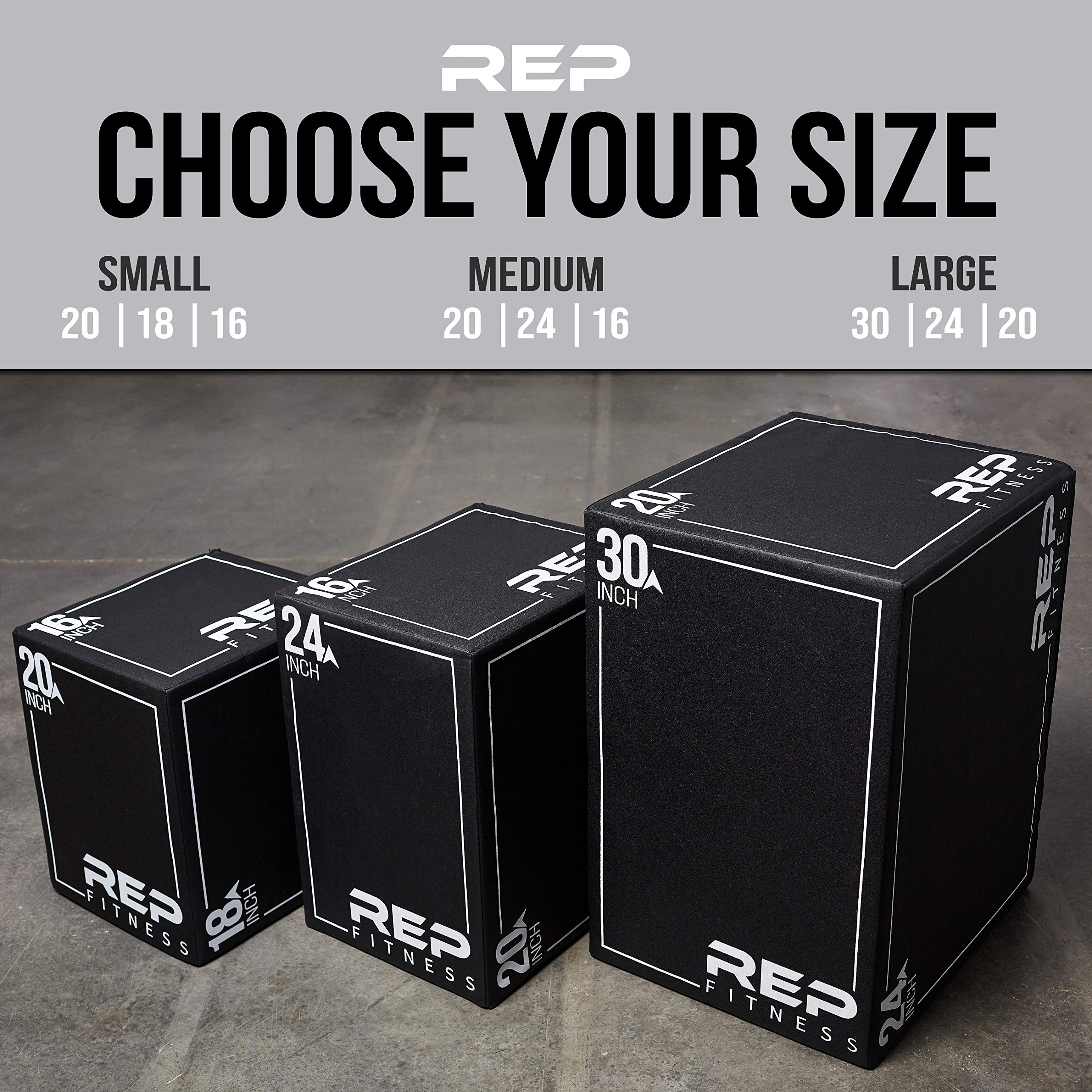 Rep 3 In 1 Soft Plyo Box - 30 Inch