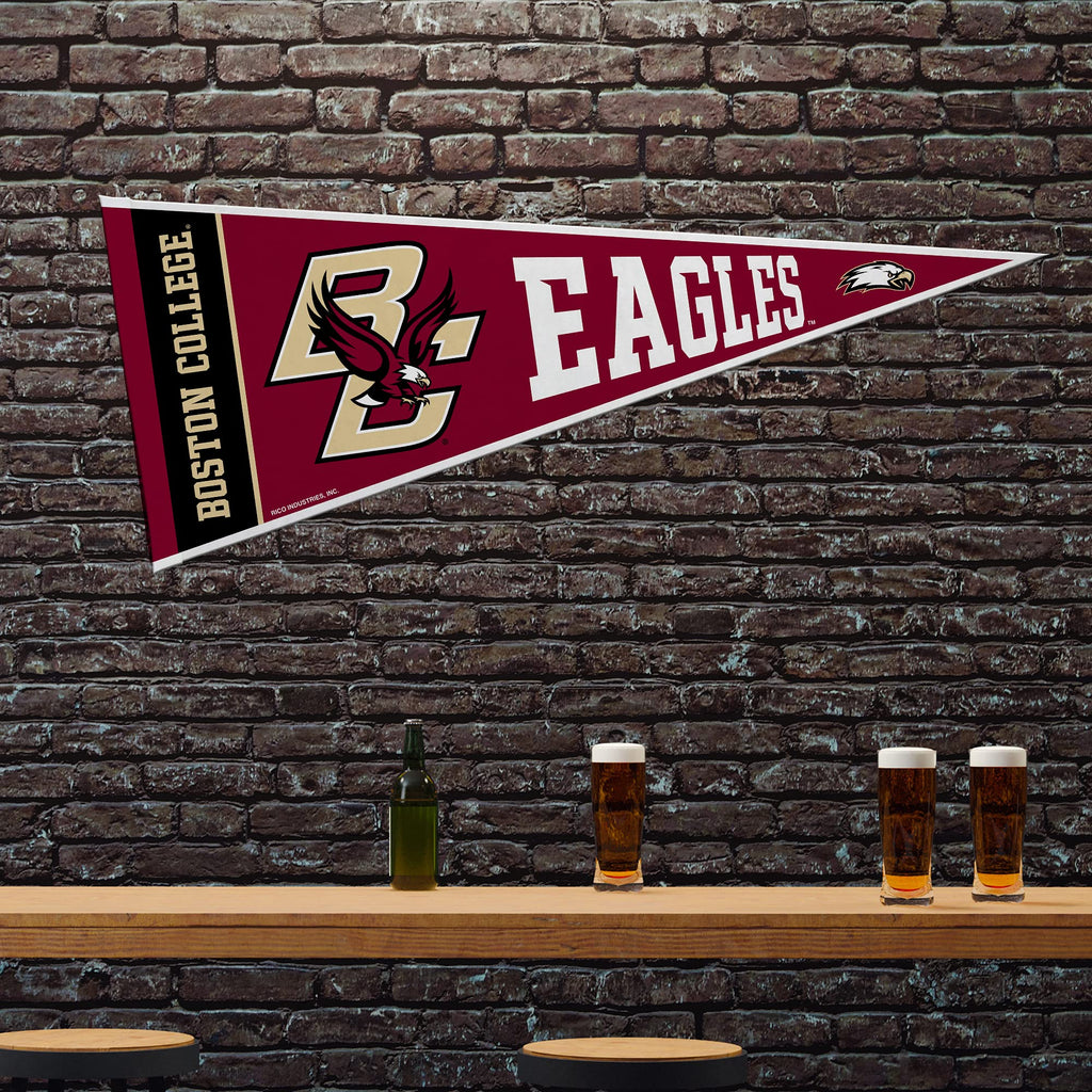 Rico Industries Ncaa Boston College Eagles Exclusive 12'' X 30'' Felt Wall D  Cor Pennant - Great For Home/Bed Room/Man Cave D
