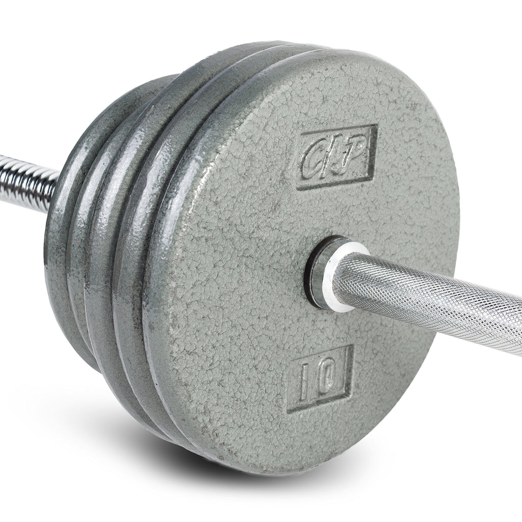 Cap Barbell Standard 1-Inch Barbell Weight Set, 100-Pounds