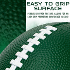 Franklin Sports Nfl New York Jets Football - Kids Foam Football - Soft Football - Mini Size - Perfect For Gameday - 8.5'' 3D Log