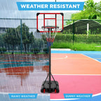 Best Choice Products Kids Height-Adjustable Basketball Hoop System, Portable Game W/Wheels, Fillable Base, 70.5In To 82.3In Heig