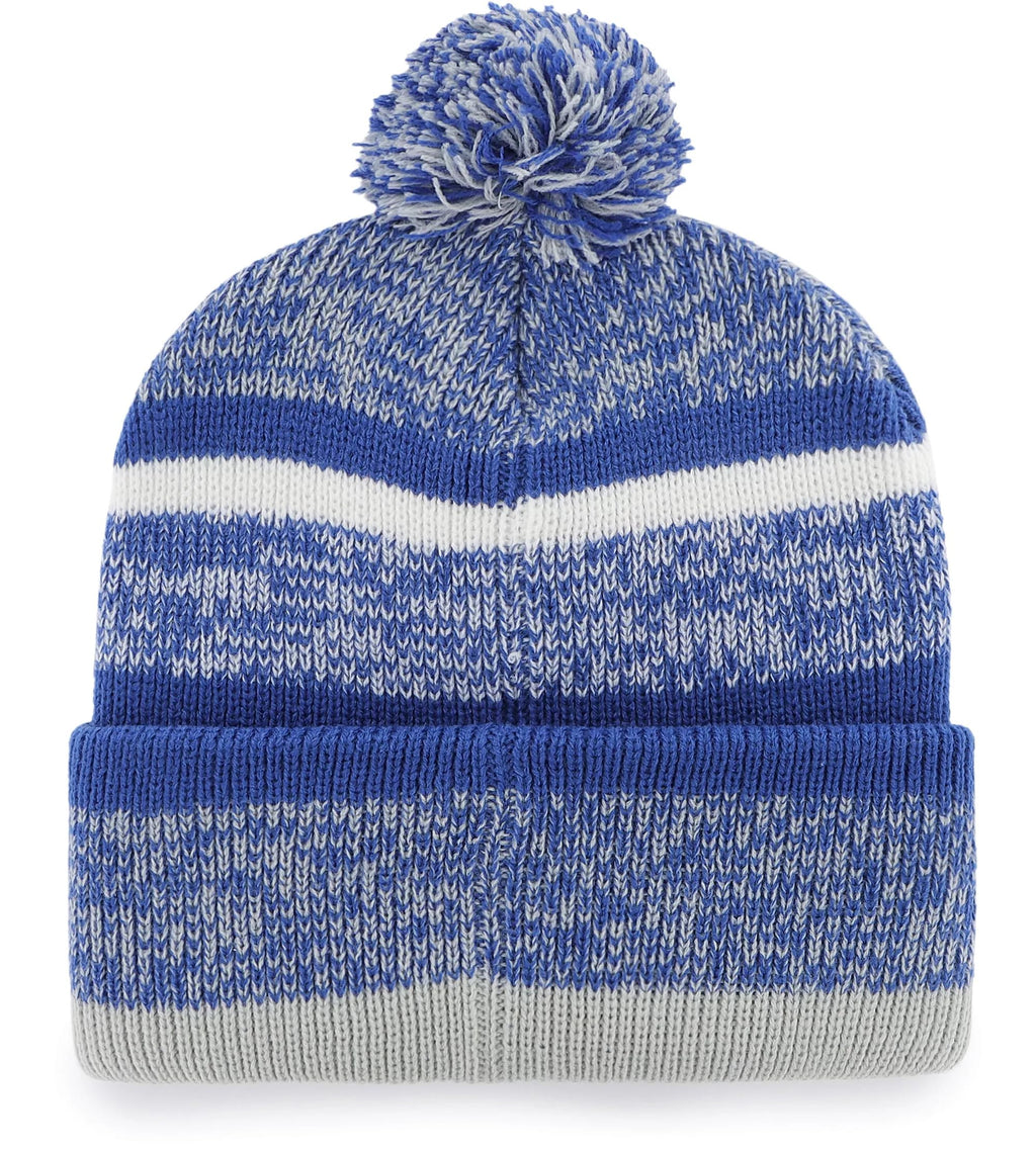 47 New York Giants Royal Cuff Northward Beanie Hat With Pom - Nfl Ny Cuffed Winter Knit Toque Cap