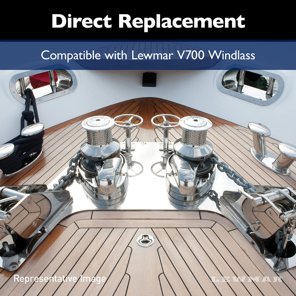 Lewmar V700 Gear Set - Replacement Gear Set Kit For V700 Windlass, Includes Gears(3), Retaining Clip And Hardware
