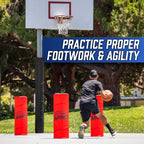 GoSports XTRAMAN Blocker Pop-Up Defenders 3 Pack - Regular Size Multi-Sport Blocking Dummy - Training Equipment for Basketball,