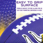 Franklin Sports Nfl Team Foam Footballs - Soft Foam Youth Mini Footballs For All Nfl Teams - Kids Junior 8.5'' Football + Air Pu