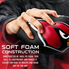 Franklin Sports Nfl Arizona Cardinals Football - Kids Foam Football - Soft Football - Mini Size - Perfect For Gameday - 8.5'' 3D