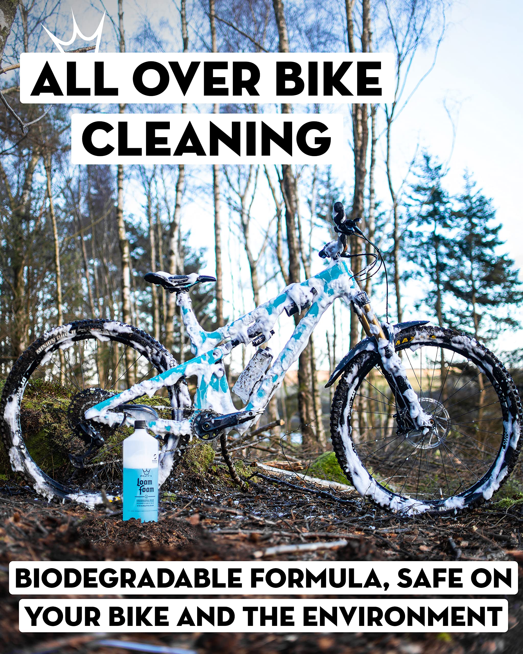 Peaty'S Loam Foam Concentrate Professional Grade Bike Cleaner, 1L/ 34 Oz.