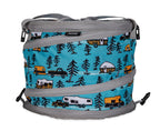 Camco Life Is Better At The Campsite Pop-Up Cooler, Sketch Design  Features A Water-Resistant Interior And Built-In Bottle Opene