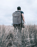 Lhi Military Tactical Backpack For Men And Women 45L Army 3 Days Assault Pack Bag Large Rucksack With Molle System - Grey