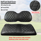 Nokins Golf Cart P Diamond Seat Cover For Golf Cart Club Car Precedent Original Regular Front Seat Cushion, No Stapler Required,