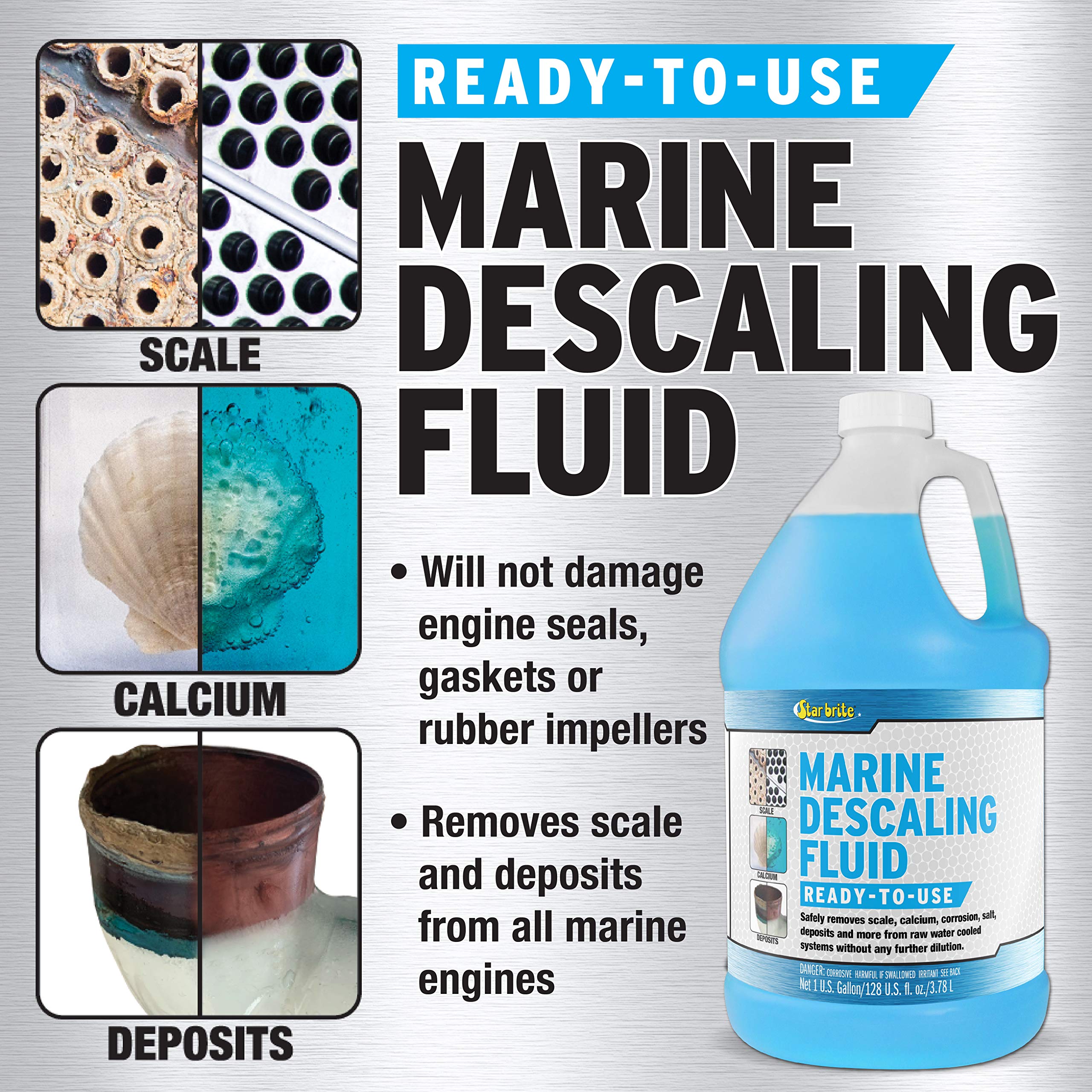 Star Brite Marine Descaling Fluid - Ready To Use - 1 Gal (084000)