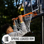 Franklin Sports Portable Basketball Hoop - 48'' Adjustable Outdoor Basketball Hoop With Wheels - Authentic Driveway Basketball H