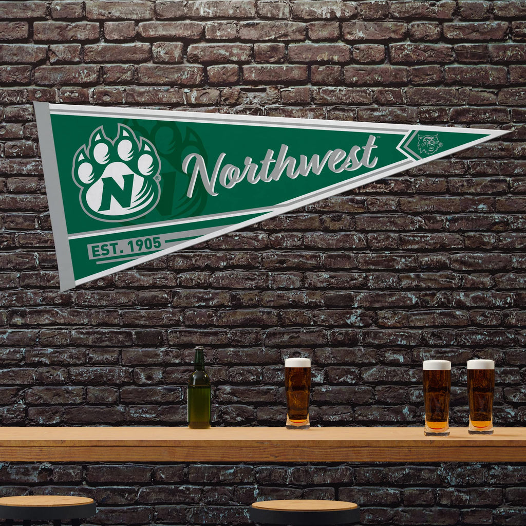 Rico Industries Ncaa Northwest Missouri State Bearcats Classic 12'' X 30'' Felt Wall D  Cor Pennant - Great For Home/Bed Room/Ma