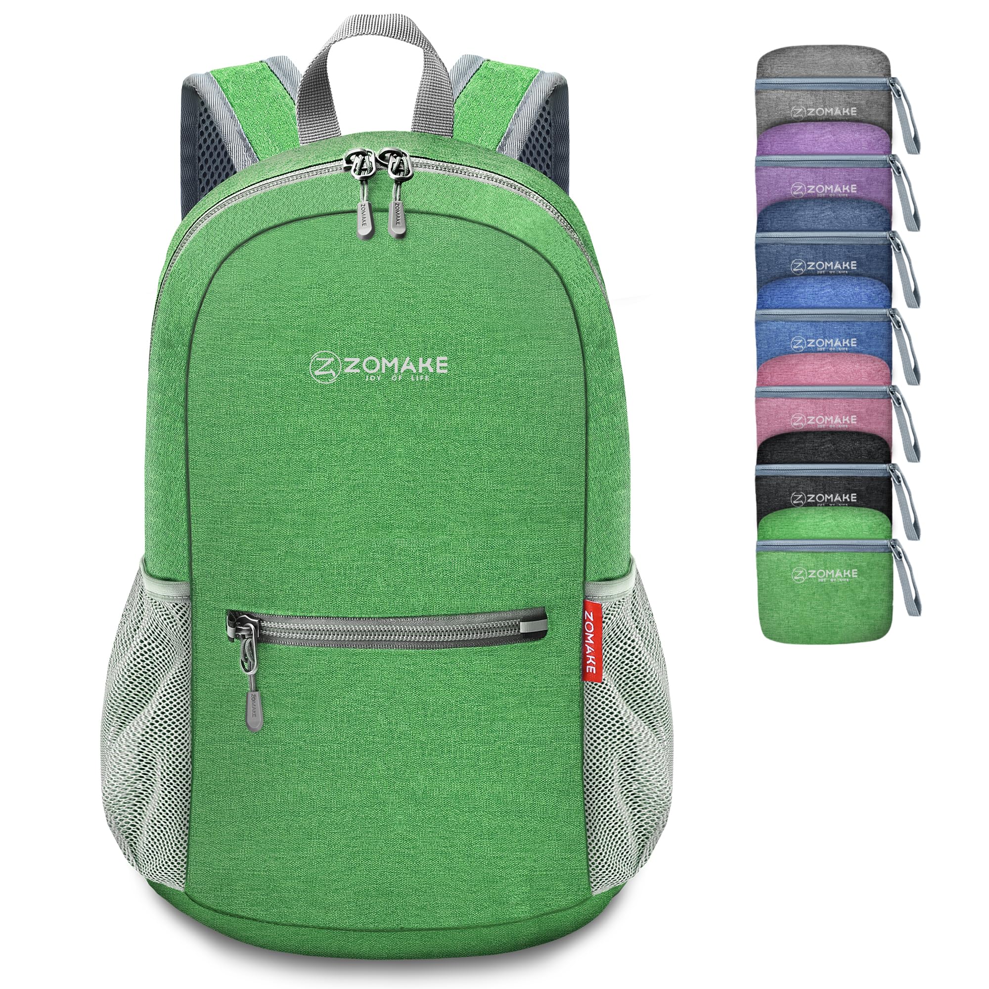 ZOMAKE 10L Lightweight Packable Hiking Backpack - Small Travel Hiking Daypack for Women Men - Tear Resistant Foldable Day Pack f