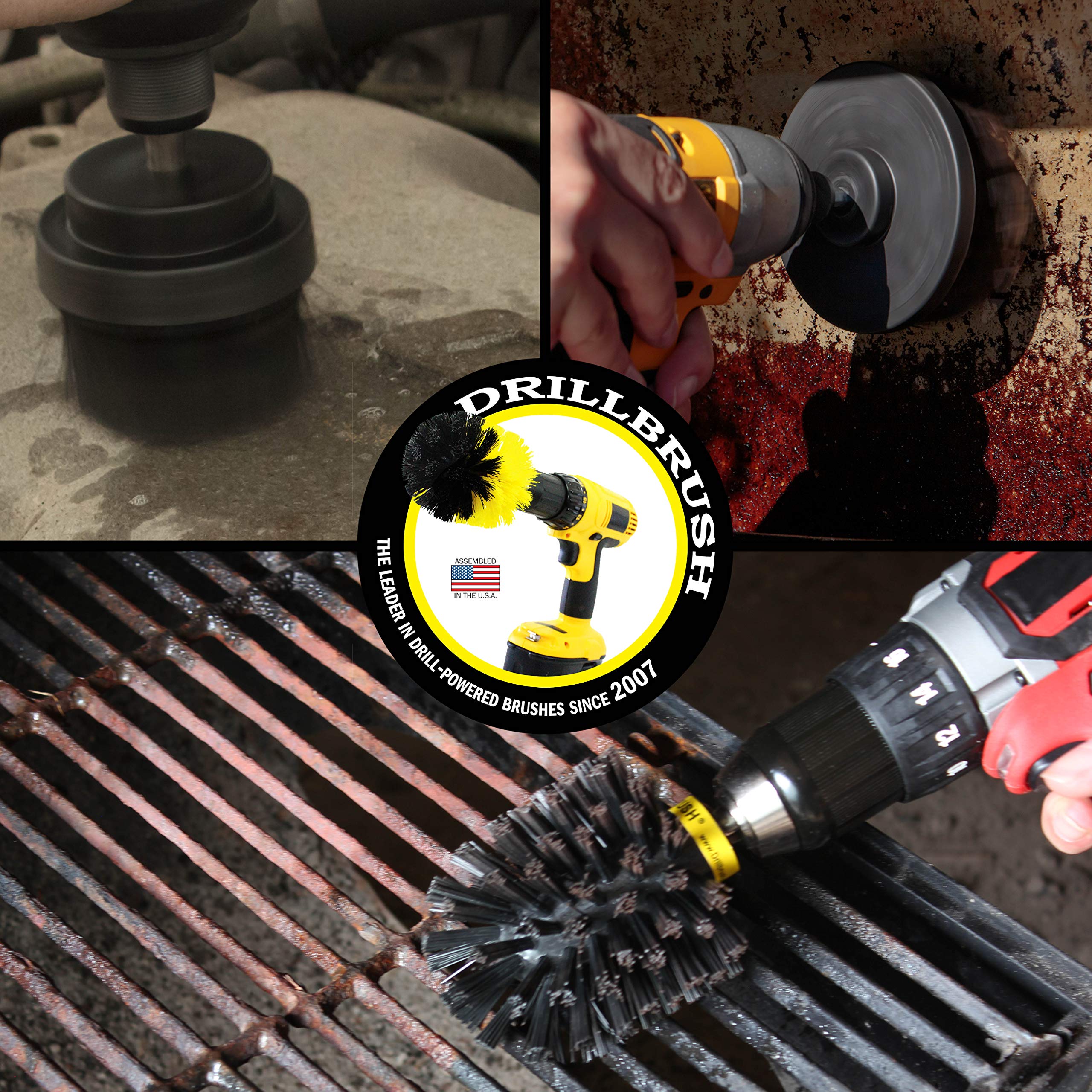 Cleaning Accessories - Industrial Brush - Baked On Food Remover - Electric Smoker - Smokers And Grills - Drill Brush - Bbq Clean