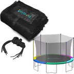 Skybound 15Ft Trampoline Net For Trampolines Using 6 Straight Poles Or 3 Arches (Fits Jump Zone)