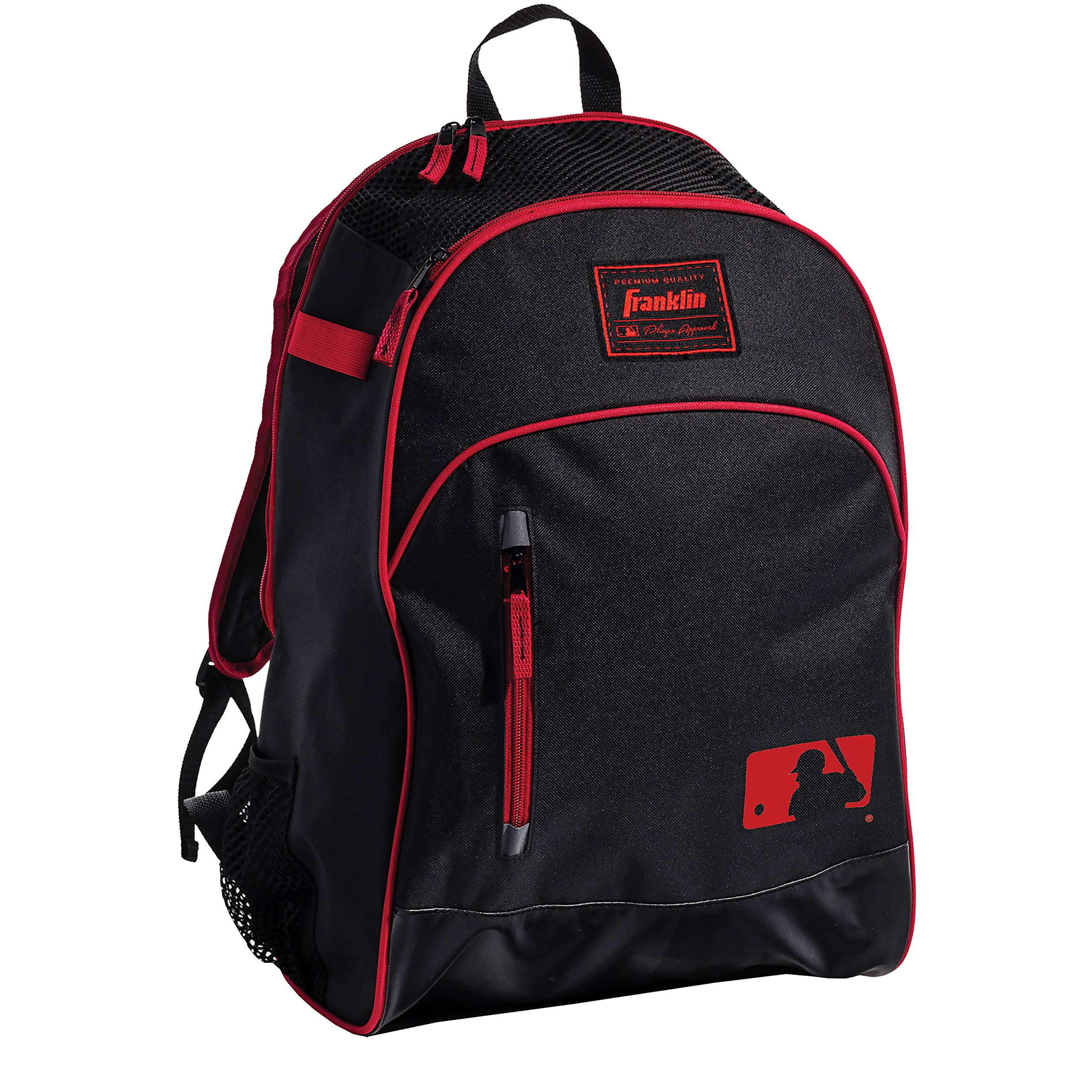 Franklin Sports Kids Baseball Bag  Youth Teeball, Baseball + Softball Backpack  Boys + Girls Bat Pack  Youth Bat + Equipment 
