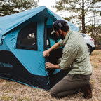 Gazelle Tents T3X Hub Tent Overland Edition, Easy 90 Second Set-Up, Waterproof, UV Resistant, Removable Floor, Footprint, 3-Pers