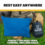 Wise Owl Outfitters Camping Pillow - Memory Foam Travel Pillow for Airplane Sleeping, Hiking, Backpacking & Outdoor Use - Small