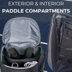 Athletico 35L Pickleball Backpack - Pickleball Bags For Men Or Women Includes Pickleball Ball Holder (Black)