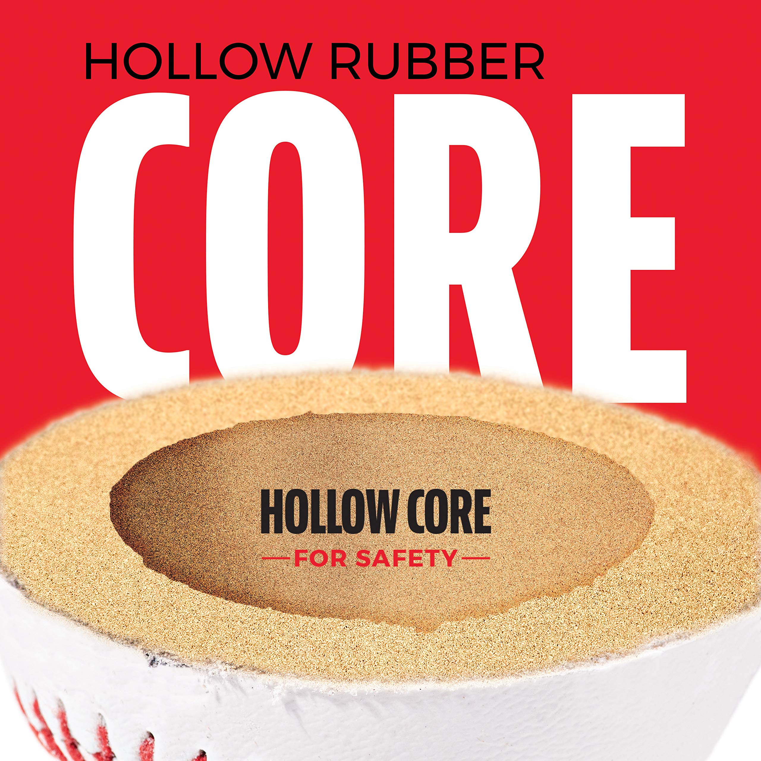 Mlb Soft-Strike Teeball - Official Size And Weight Approved For Teeball - Hollow Rubber Core Technology For Safety - Mlb Teeball