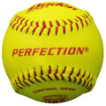 Baden | USA (ASA) Approved | Official League Fastpitch Softballs | Perfection Composite | 11 | Optic Yellow | One Dozen